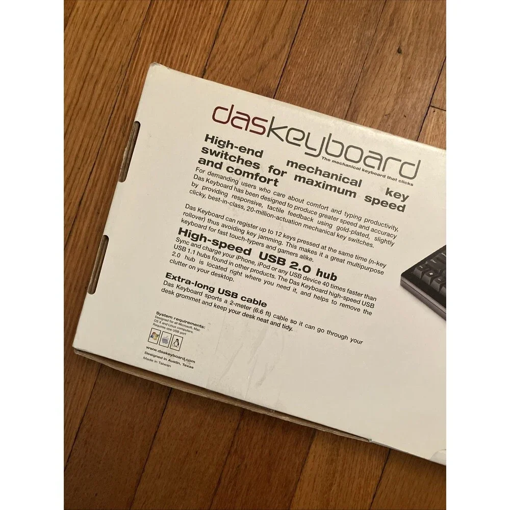DasKeyboard Professional Model Mechanical Black DASK3PRO Das Keyboard